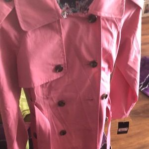 Pink London Fog Car Coat